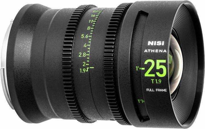 Actual product image Nisi 25mm ATHENA PRIME Full Frame Cinema Lens T1.9 (G Mount | No Drop In Filter)