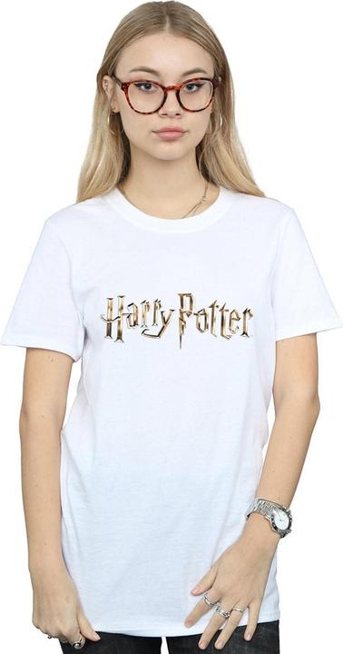 Actual product image Womens/Ladies Full Colour Logo Cotton Boyfriend T-Shirt (XXL)