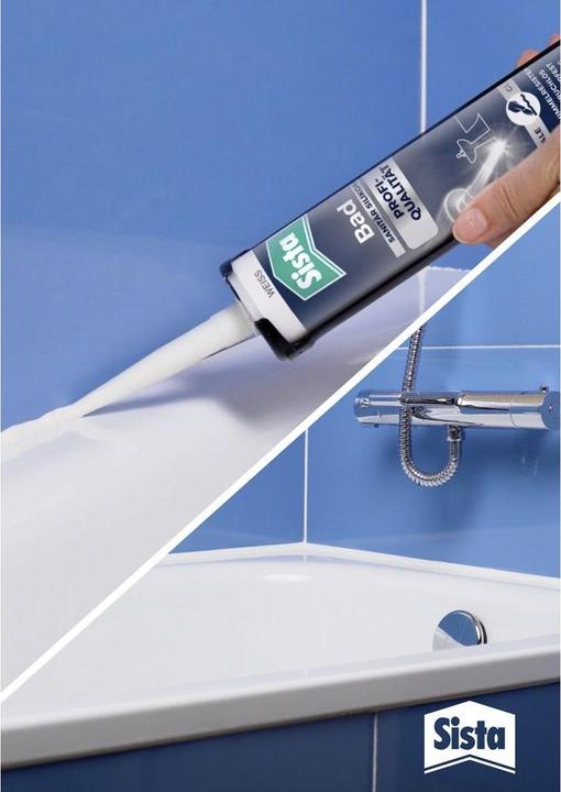 Image du produit Sista Salle de bain Qualité professionnelle Silicone gris argenté (0.46 kg, Gris argenté, 280 ml)