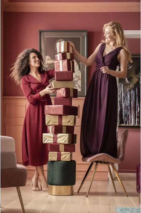 Produktbild Kare Design Hocker Cherry Dunkelgrün Brass Ø35cm