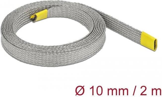 Produktbild Delock Kabelschlauch zur EMV Abschirmung 2 m x 10 mm Grau (Kabelschlauch, 200 cm)