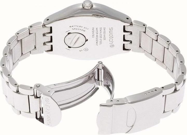 Actual product image Swatch Blue Boat (Analogue wristwatch, Swiss made, 41 mm)