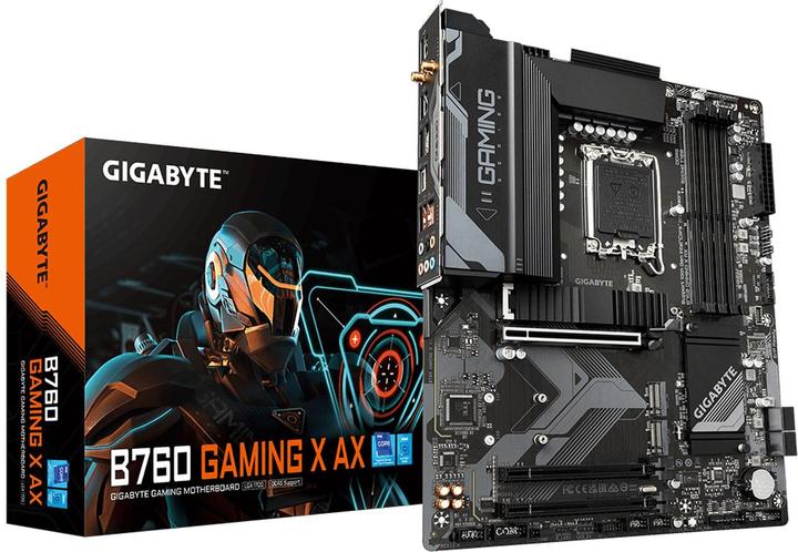 Produktbild Gigabyte B760 GAMING X AX (LGA 1700, Intel B760 Express, ATX)