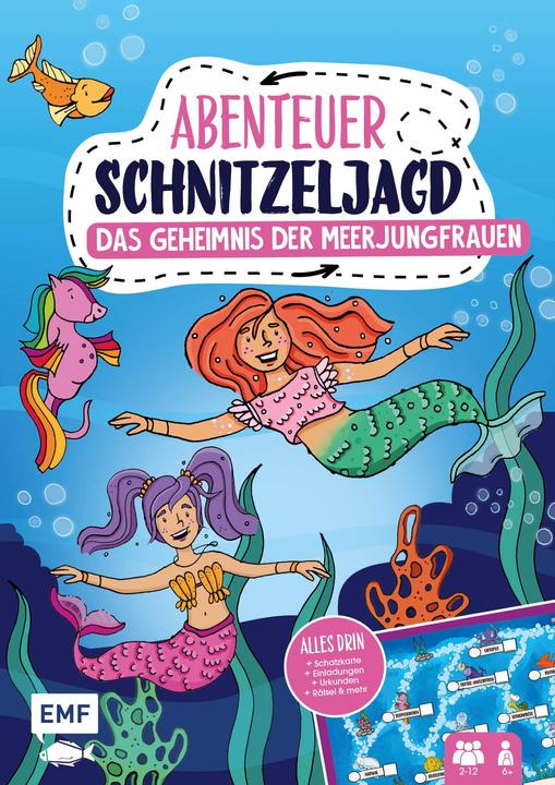 Produktbild Set: Abenteuer Schnitzeljagd – Das Geheimnis der Meerjungfrauen (Deutsch, Linnéa Bergsträsser, 2023)