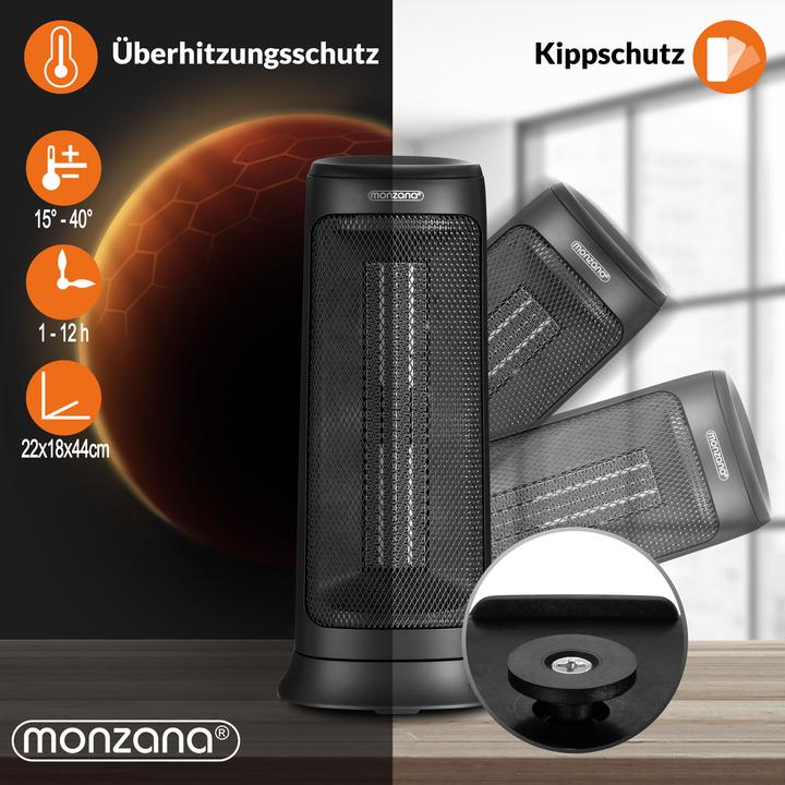 Image du produit Monzana Radiateur soufflant 2000 W (2000 W)