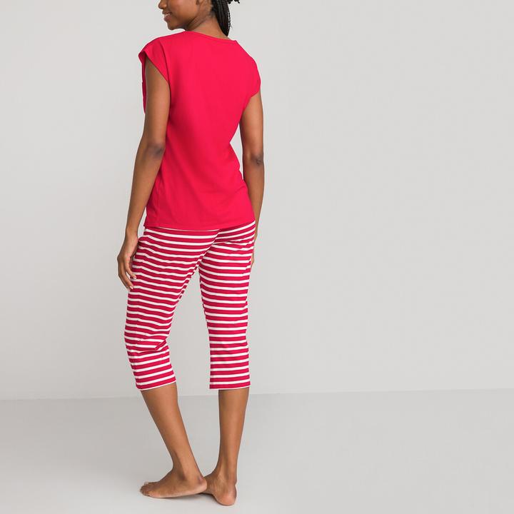 Image du produit La Redoute Collections Pyjama court en jersey de coton (42)