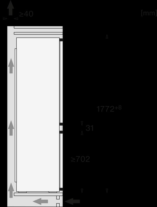 Actual product image Miele KDN 7724 E (254 l)