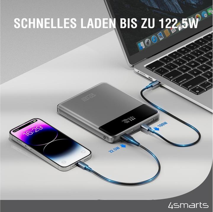 Immagine prodotto 4smarts Enterprise Slim (20000 mAh, 122.50 W, 74 Wh)