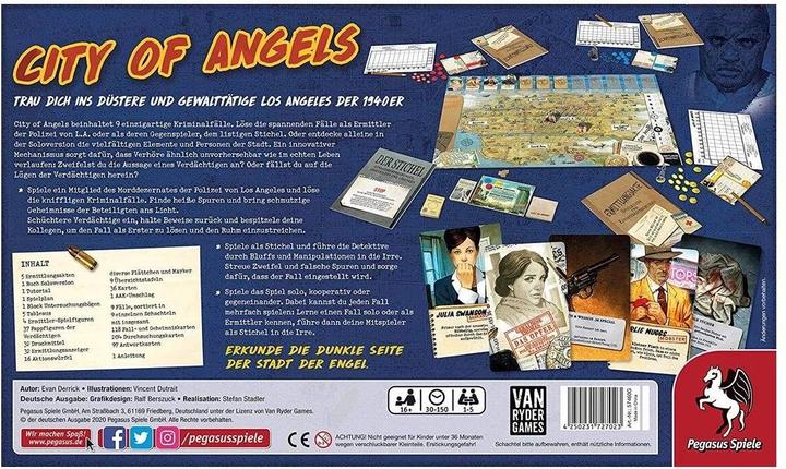 Produktbild Pegasus 57460G - City of Angels, Brettspiel, 1-5 Spieler, ab 16 Jahren (DE-Ausgabe) (Deutsch)
