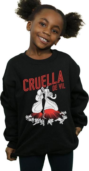 Produktbild Disney Cruella De Vil Dalmatians Sweatshirt Mädchen (152, 158)