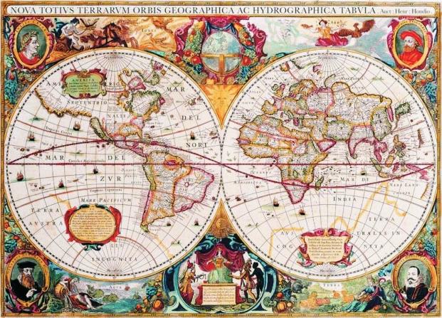 Produktbild Gold Puzzle Puzzle 1000 pieces Old World Map (1000 Teile)