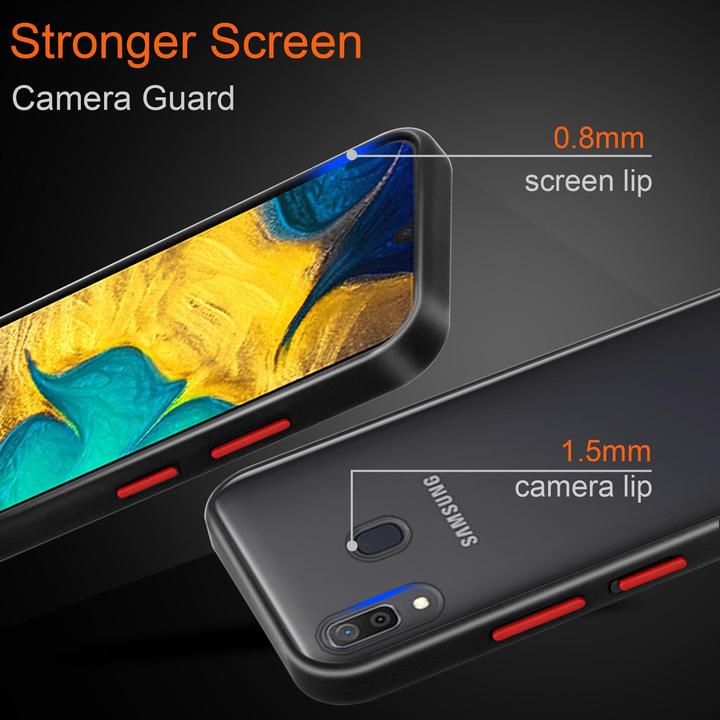 Actual product image Cadorabo Hybrid Matt Cover (TCL A30, Samsung Galaxy M10s, Samsung Galaxy A20)