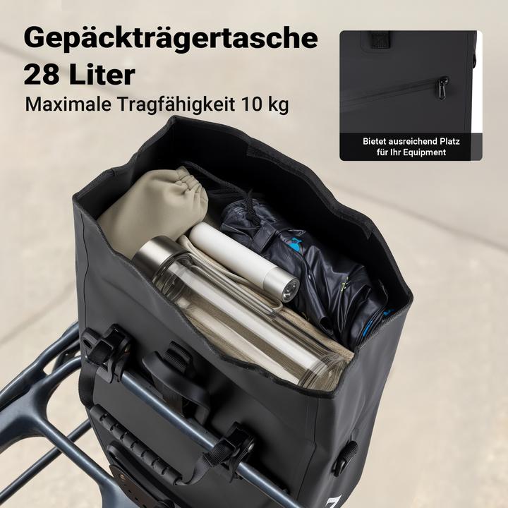 Produktbild Wiltec Gepäckträgertasche (28 l, Gepäckträgertasche)