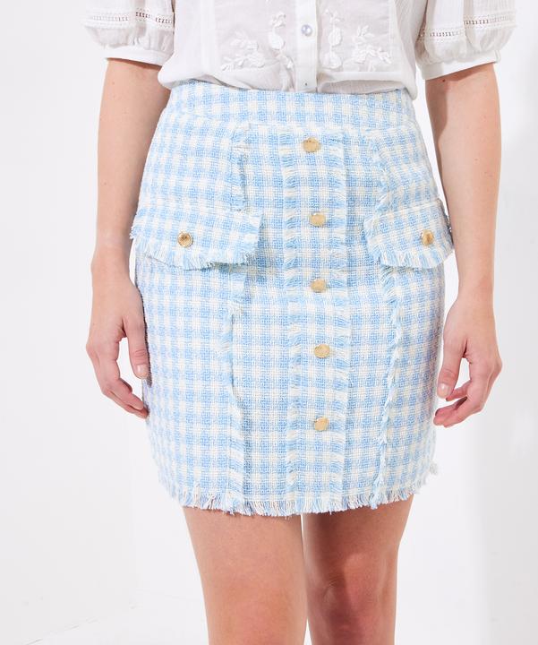 Produktbild Joe Browns Checked Button Detail Mini Skirt (34)