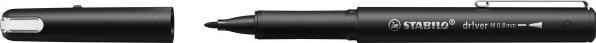 Productafbeelding STABILO Driver Medium 0,8 mm Zwart (Zwart, 1 x)