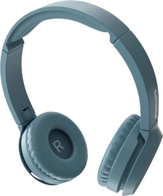 Produktbild Philips BASS+ On-Ear-Funkkopfhörer TAH4205BL (keine Geräuschunterdrückung, 29 h, Kabellos)