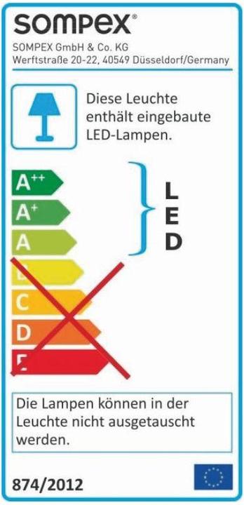 Energy Label Villeroy & Boch Seoul 2.0 (185 lm)