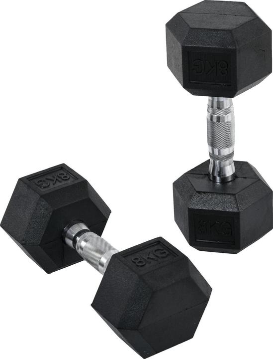Image du produit Homcom Ensemble d'haltères courts 2 pièces (2 x 8 kg)