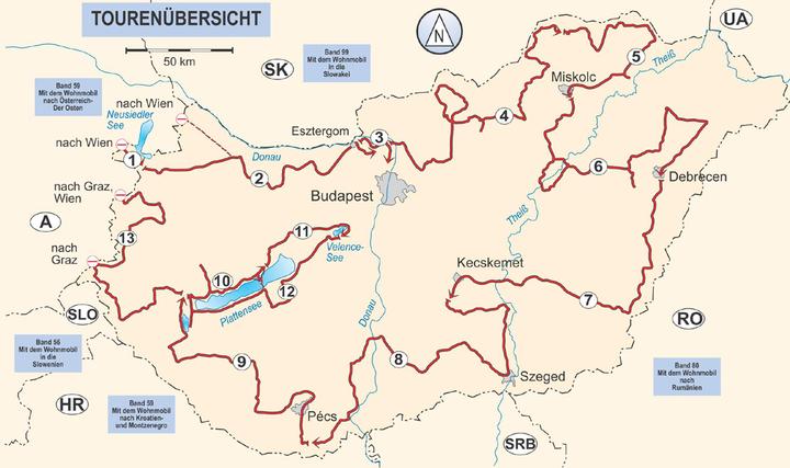 Immagine prodotto Mit dem Wohnmobil nach Ungarn (Tedesco, Silvia Sussmann, Peter Simm, 2022)