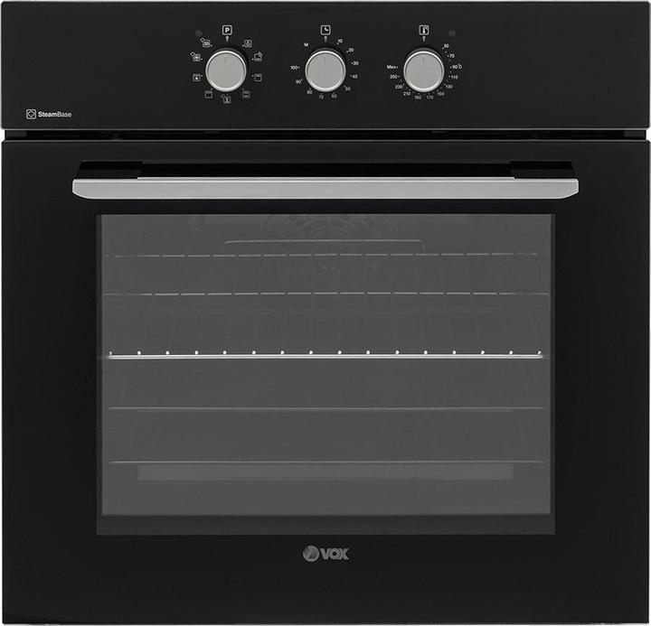 Produktbild Vox Einbaubackofen SBM 6510B3D (A, 65 l, 9+3 prog., SteamBase, 3D Cook)
