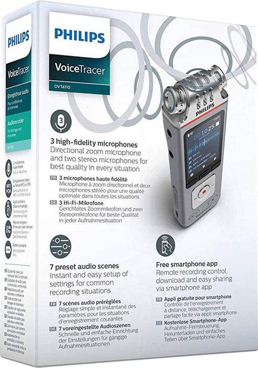 Produktbild Philips Digital Voice Tracer DVT4110 (8 GB)