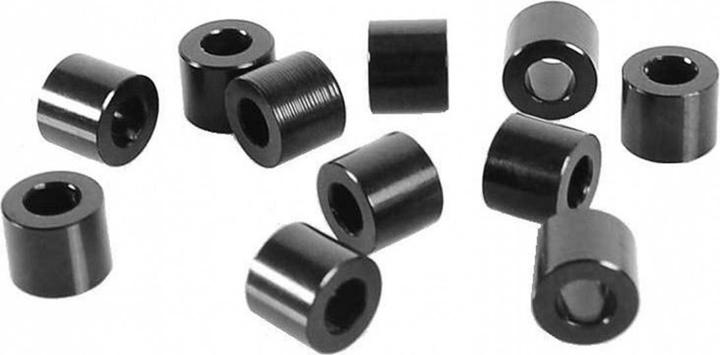 Produktbild Rc4Wd Spacers M3 6mm, Schwarz, 10 Stück