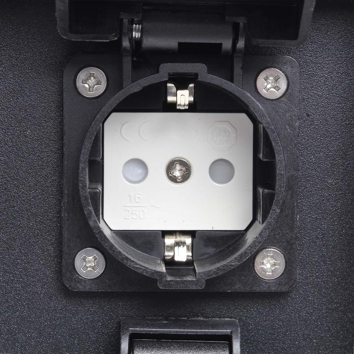 Produktbild Wiltec Gartensteckdose 4fach Aussensteckdose IP44 Steckdosensäule Steckdose