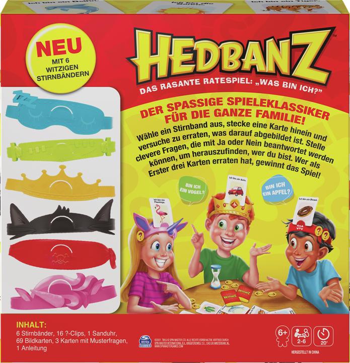 Image du produit Spin Master BGM Hedbanz Refresh (Allemand)