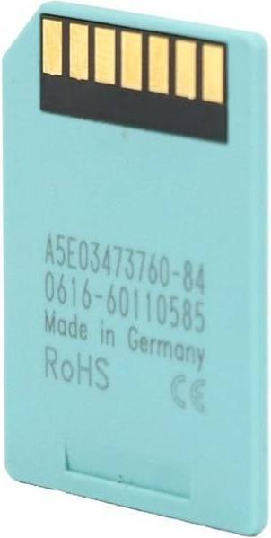 Actual product image Siemens SIMATIC S7 Micro Memory Card forS7-300/C7/ET 200 3 3V Nflash 512 KByt (0.00 GB, MMC)