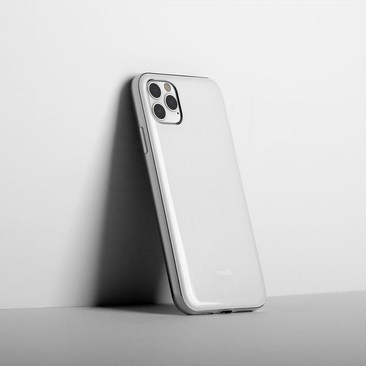 Produktbild Moshi iGlaze for iPhone 11 Pro Max - Pearl White (Apple iPhone 11 Pro Max)