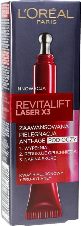 L'Oréal Paris L'Oréal - Revitalift Laser X3 Crème Anti-Âge Avancée sous les Yeux 15Ml (15 ml)