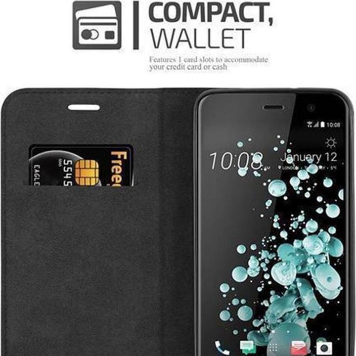 Productafbeelding Cadorabo Boek Onzichtbare Magneethoes (HTC U Play)