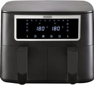Actual product image Bourgini Duo Health Fryer 2x4.0L