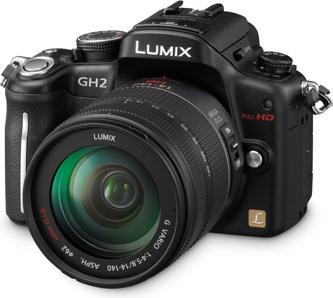 Produktbild Panasonic Lumix GH2HEG-K, 16 MPixel, 14-140mm Kit, Schwarz