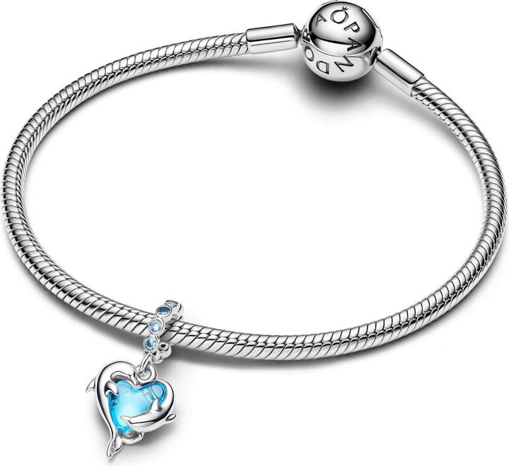 Image du produit Pandora Breloque Dauphins en Verre de Murano Bleu (Verre de Murano)