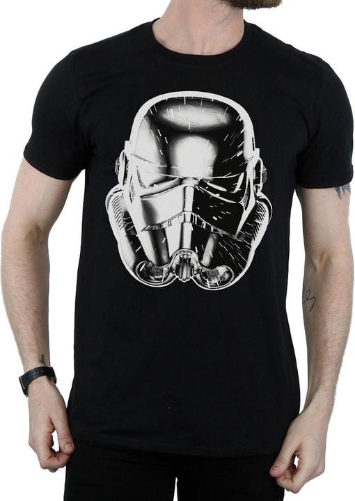 Produktbild Star Wars Stormtrooper Warp Speed Helmet TShirt (L)