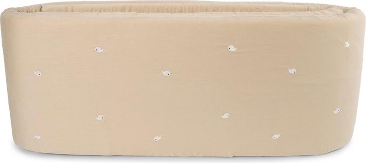 Filibabba Tour de lit - Baleine Christian broderie - Warm Grey