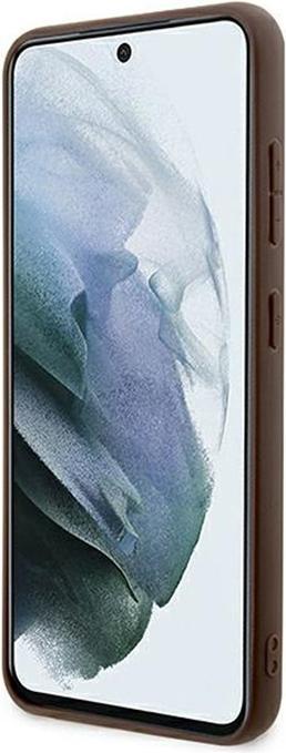 Productafbeelding Guess Hoesje voor S24+ S926 GUHCS24MG4GLBR hardcase 4G Stripe Collection bruin (Samsung Galaxy S24+)
