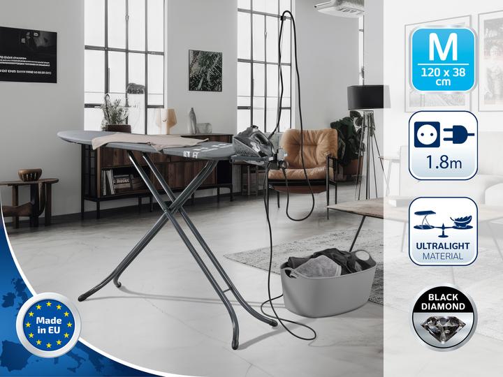 Produktbild Leifheit AirBoard M Black Plus Bügeltisch (120 x 38 cm)