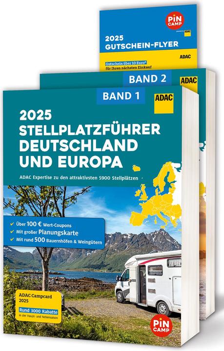 Actual product image Adac Stellplatzführer 2025 Deutschland und Europa (German, 2025)