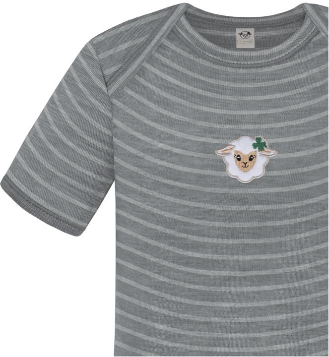 Actual product image Normani Set of 2 baby merino bodysuit short sleeves "Tauranga" - 9293 (98)