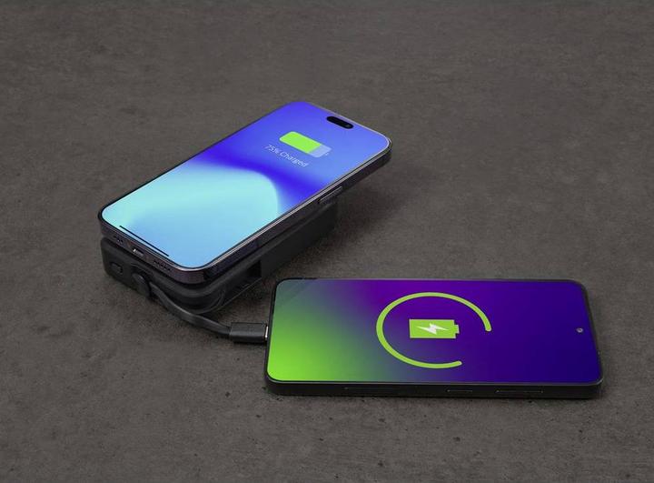 Image du produit Voltcraft VC-Qi2 PD20W 8000 Powerbank 8000 mAh Fast Charge LiPo Noir Statusa (8000 mAh)