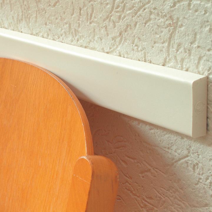 Image du produit Moravia MORION Protection murale en blanc Longueur 2060 mm, hauteur 150 mm, épaisseur 20 mm