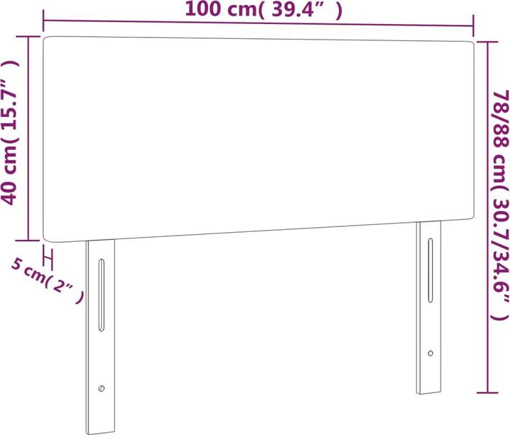 Produktbild VidaXL Conni (100 x 5 x 78/88 cm)