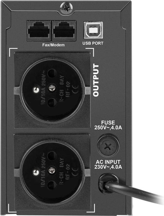 Actual product image Armac UPS Office LCD 850E (O/850E/LCD) (850 VA, 480 W, Line-interactive UPS)