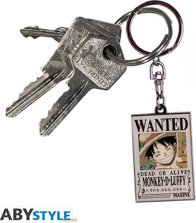 Produktbild ABYstyle Portachiavi One Piece : Wanted Luffy (AX2)