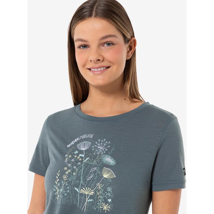 Actual product image Super Natural Women's Rock Flowers Tee (XL)