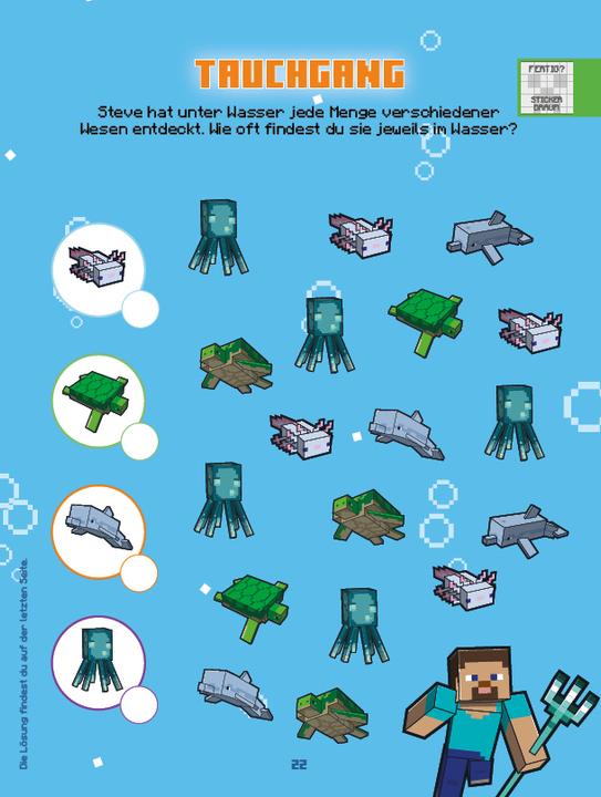 Image du produit Panini Minecraft : 1001 Stickers : Stickers - Enigmes - Coloriage