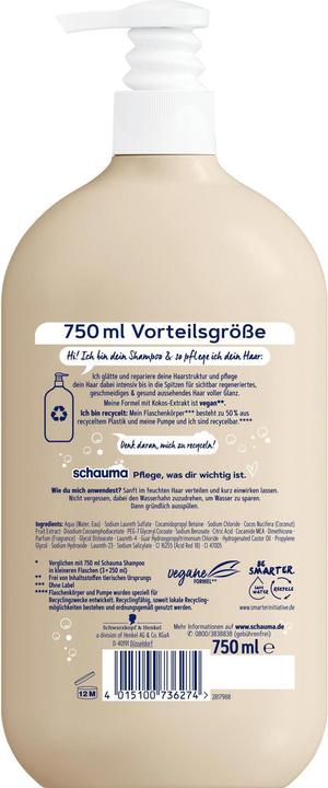 Actual product image Schauma Repair & Care (750 ml, Liquid shampoo)