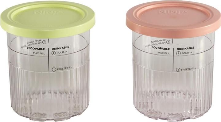 Actual product image Ninja Creami Deluxe double pack container & lid